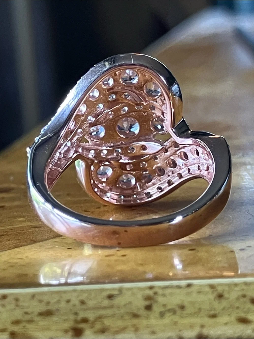 Pink Color Changing Garnet Ring Size 7